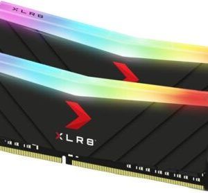 رم PNY XLR8 GAMING 16GB (2×8) 3200MHz DDR4 (استوک - دارای جعبه - گارانتی آواژنگ)