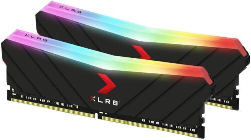 رم PNY XLR8 GAMING 16GB (2×8) 3200MHz DDR4 (استوک - دارای جعبه - گارانتی آواژنگ)
