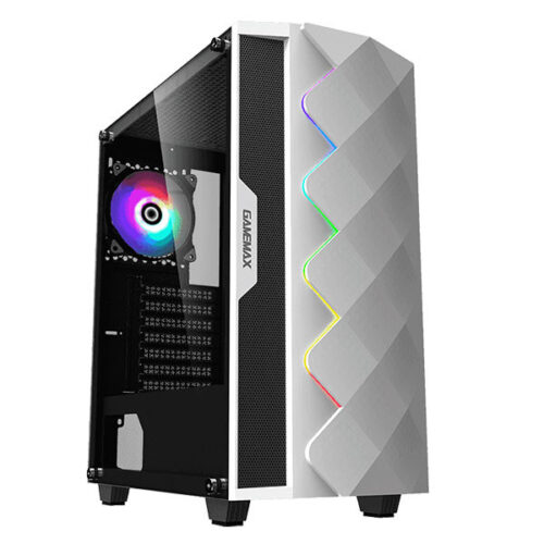 کیس گیم مکس سفید مدل GAMMAX DIAMOND COC WHITE
