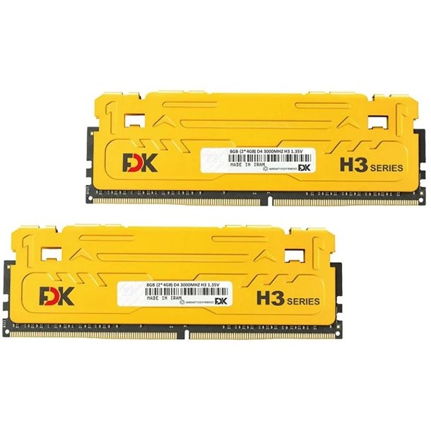 رم دسکتاپ ۱۶ گیگابایت (۲×۸) FDK DDR4 3200MHz استوک - Image 2