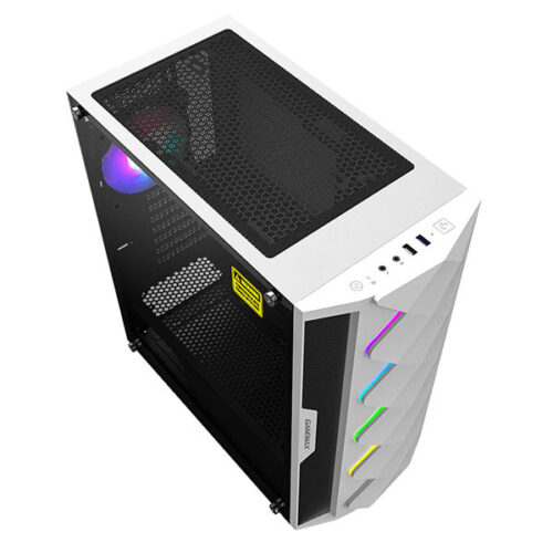 کیس گیم مکس سفید مدل GAMMAX DIAMOND COC WHITE - Image 2
